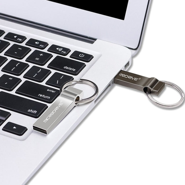 MicroDrive 32GB USB 2.0 Metal Keychain U Disk