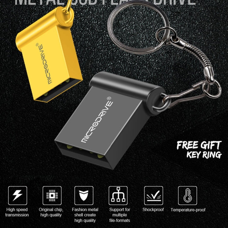 MicroDrive 8GB USB 2.0 Metal Mini USB Flash Drives U Disk