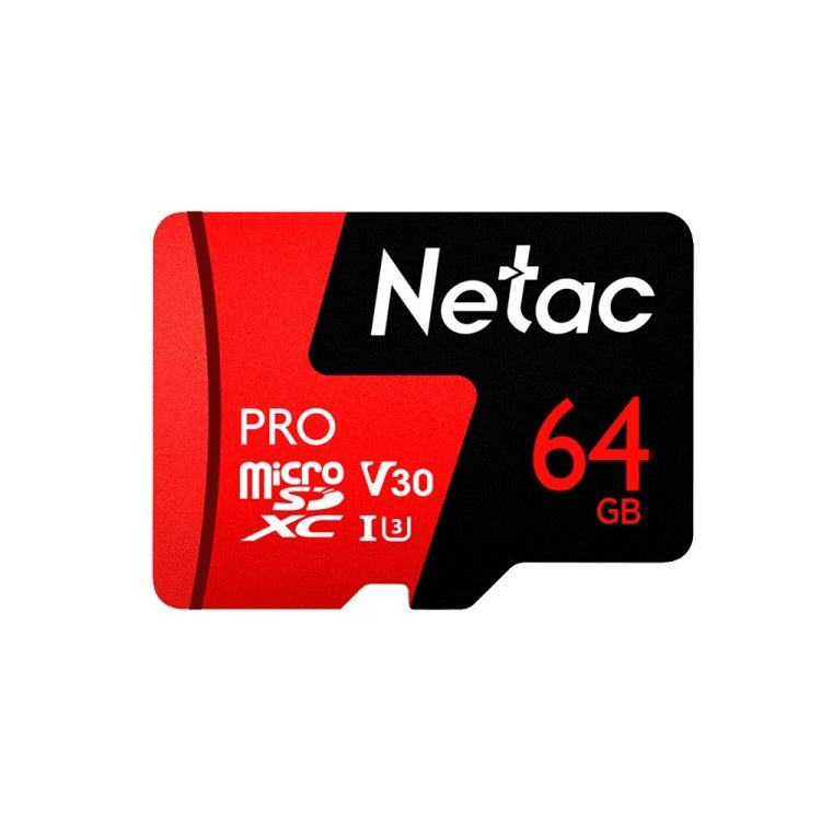 Netac P500 PRO 64GB U3 Speed Level Automobile Data Recorder Monitor Camera Memory Card TF Card