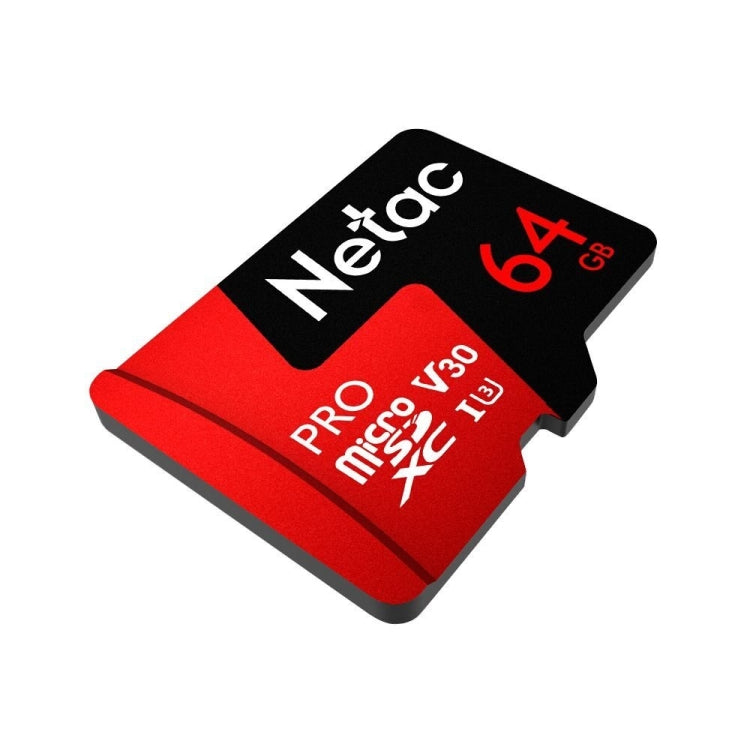 Netac P500 PRO 64GB U3 Speed Level Automobile Data Recorder Monitor Camera Memory Card TF Card