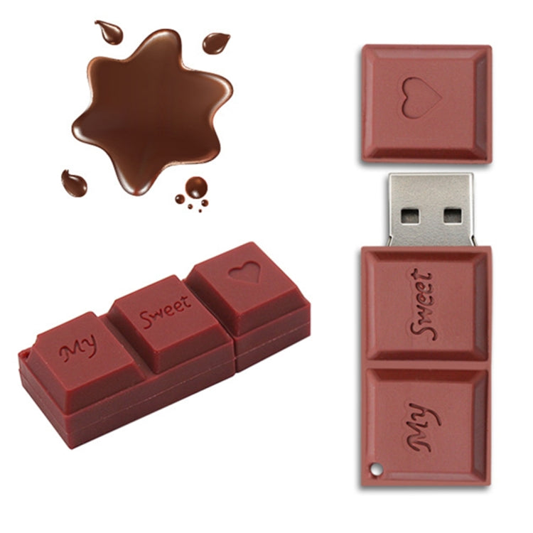 MicroDrive 128GB USB 2.0 Creative Chocolate USB Flash Drive