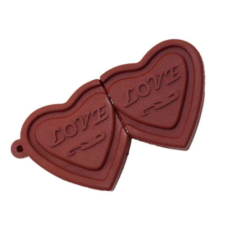 MicroDrive 16GB USB 2.0 Creative Heart Chocolate U Disk