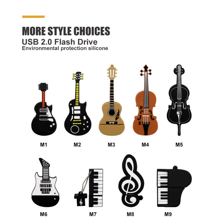 MicroDrive 64GB USB 2.0 Music Note U Disk